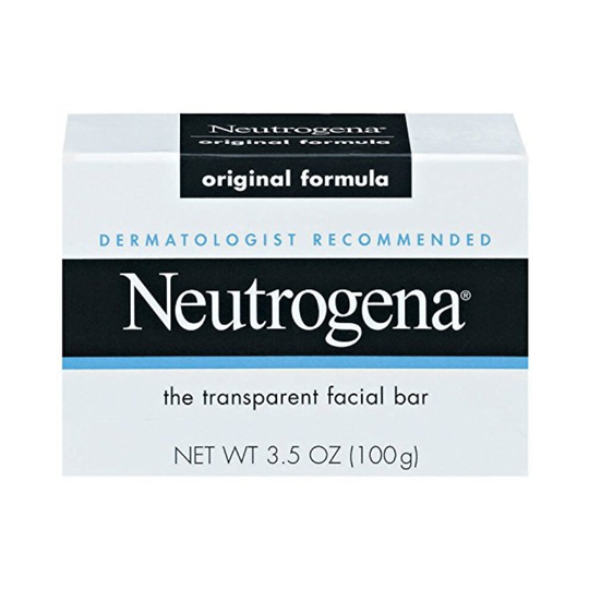 Neutrogena The Transparent Facial Bar Original Formula 3.5 Ounce (Value Pack of 8)