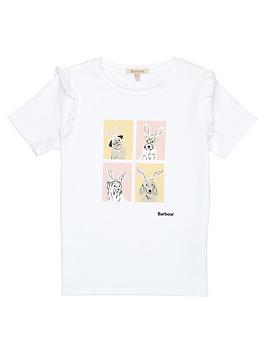 Barbour Girls Sophie T-Shirt - White