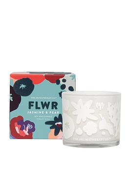 The Aromatherapy Co. Flwr Soy Wax Candle - Jasmine &Amp; Pear