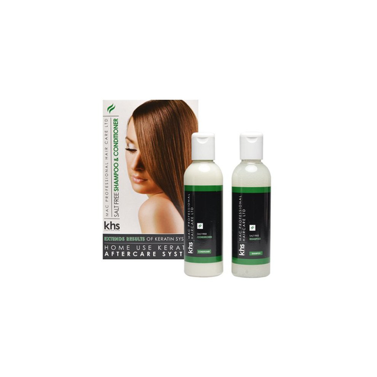 Keratin Hair System Aftercare Salt Free Shampoo and Conditioner