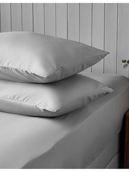 Silentnight Supersoft Plain Dye Pillowcase Pair