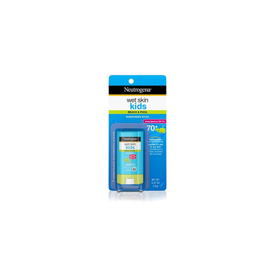 Neutrogena Wet Skin Kids Stick Sunscreen Broad Spectrum Spf 70, 0.47 Oz.