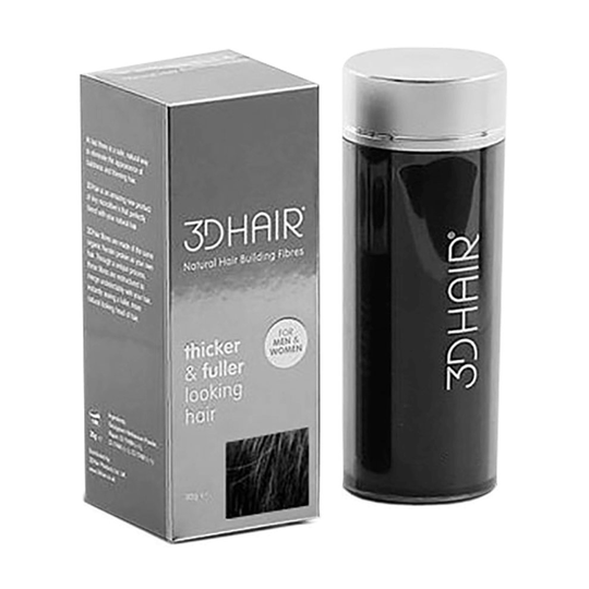 3DHair Natural Hair Building Fibres Black 10g