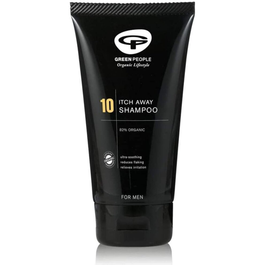 Green People for Men No.10 Itch Away Shampoo 150ml Natural & Organic Herbal Shampoo for Men with Dry, Itchy or Flaky Scalp Silicone Free