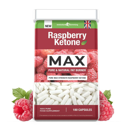 Raspberry Ketone 100mg - 180 Capsules - Value Raspberry Ketone - Evolution Slimming