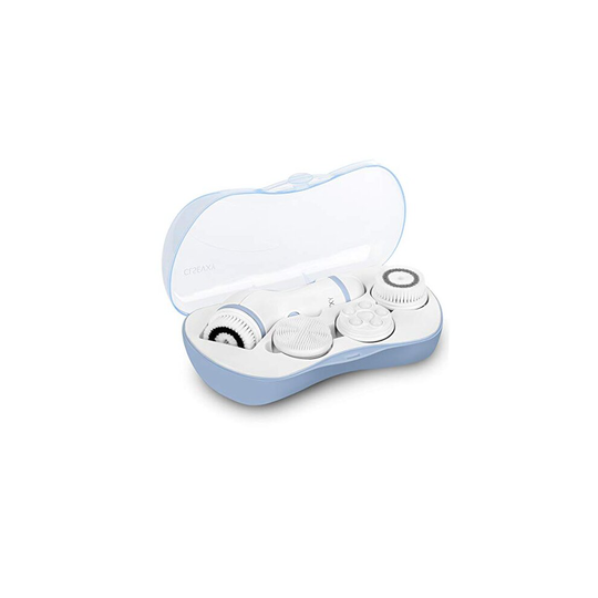 CLSEVXY Waterproof Facial Cleansing Spin Brush Set with 4 Exfoliating Brush Heads - Advanced Face Brush System for Gentle Cleansing, Deep Scrubbi