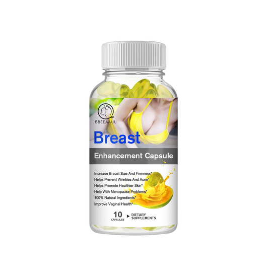 (10Pcs) Papaya Extract Breast Enlargement Capsules Increase Elasticity Enhancer Breast Sexy Body Big Chest Moisturize the Vaginal