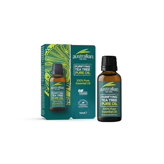 Australian Tea Tree 100% Pure Essential Antiseptic Tea Tree Oil - 10ml X 3