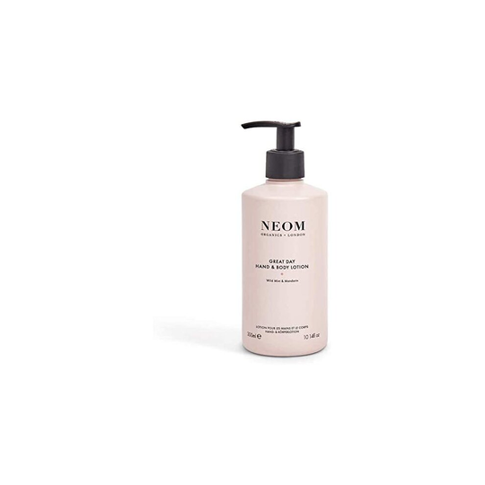 NEOM Great Day Hand & Body Lotion, 300ml | Wild Mint & Mandarin | Nourish and Soften, Zesty Fragrance