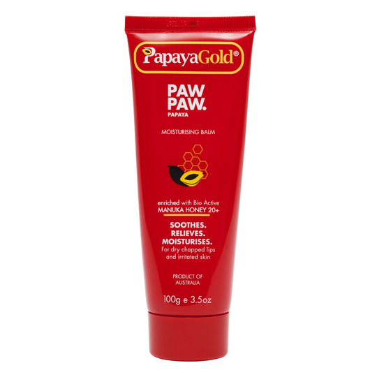 PapayaGold Paw Paw Moisturising Balm With Papaya & Manuka Honey 100g