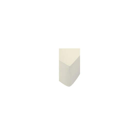 (Cream, 4FT Small Double ) Extra Deep 16" (40cm) Fitted Bed Sheets