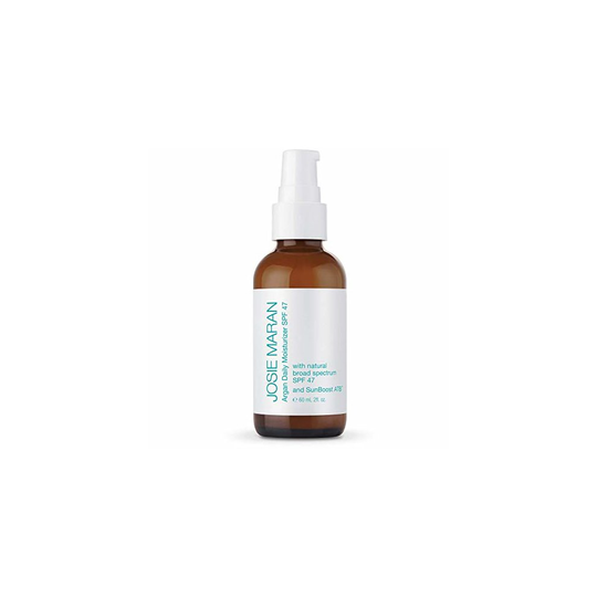 Josie Maran Argan Daily Moisturizer SPF 47 and Sunboost ATB - Lightweight, Quick-Absorbing Sunscreen Nourishes and Moisturizes Skin (60ml/2.0oz)