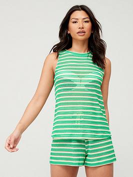 V By Very Knitted Co Ord Vest Top - Multi