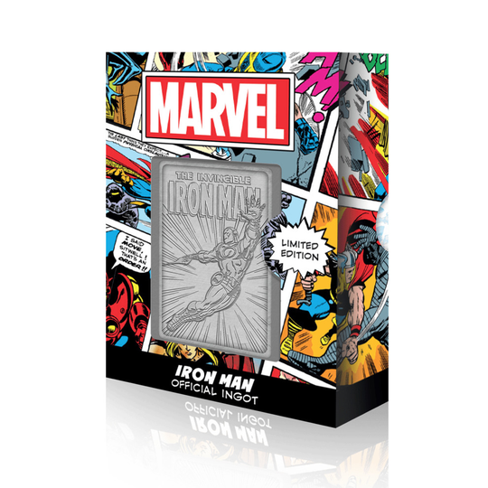 Iron Man (Marvel) Silver Limited Edition Collectable Ingot