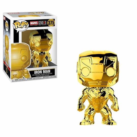 Marvel Studios: The First Ten Years - Iron Man Gold Chrome Pop