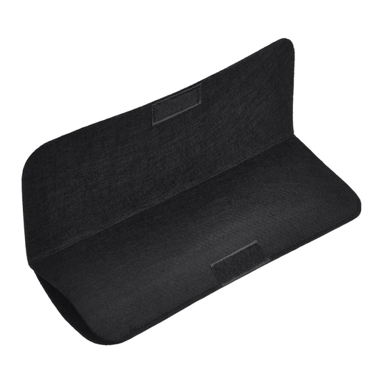 Aboat Straightener Heat Resistant Mat Heatproof Heatmat with Travel Pouch for Hair Straighteners, Black