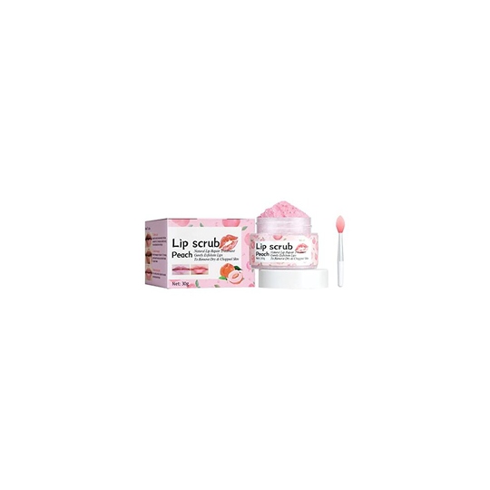 Lip Scrub Exfoliator,Honey Peach Lip Sleeping Mask,Lip Mask Over Night,Lip Lightening for Dark Lips,Lip Balm Lip Care Mask,Fades Lip Lines,Effectively