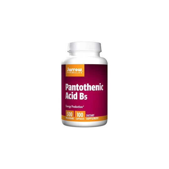 Jarrow Formulas Vitamin B-5, Pantothenic Acid, 500mg x 100 Capsules