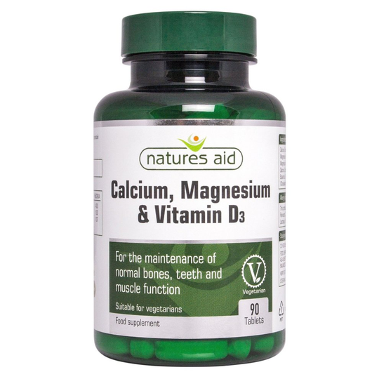 Natures Aid Calcium Magnesium + Vit D3 90 Tabs