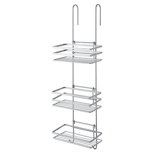 (Silver) 3 Tier Hanging Shower Caddy Bathroom Organiser
