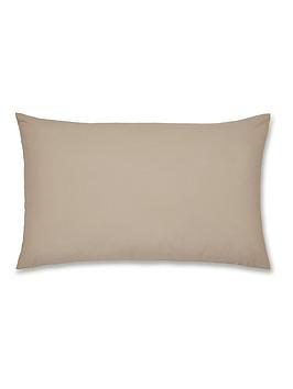 Catherine Lansfield Easy Iron Standard Pillowcase Pair &Ndash; Natural