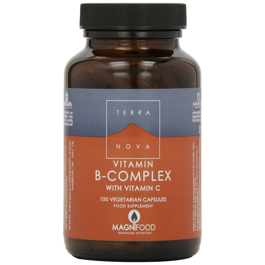 TERRANOVA B Complex With Vitamin C - 100 Vegicaps