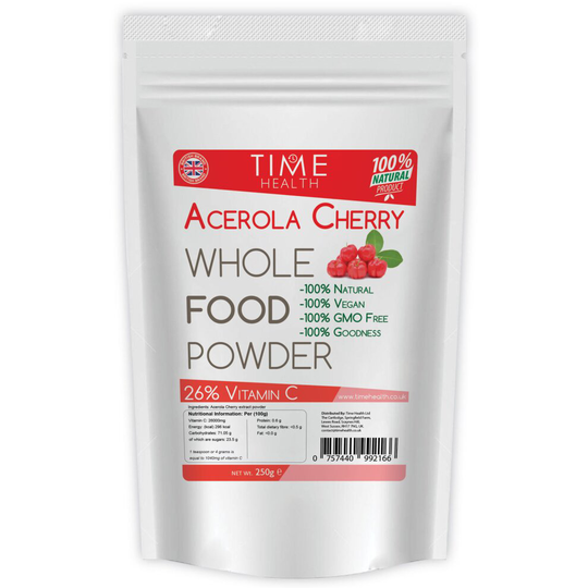 (250g) Acerola Cherry Spray Dried Juice Powder Natural Vitamin C content 26%