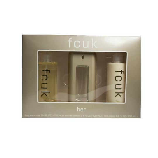 French Connection Original Her Gift Set Eau De Toilette 100Ml And Body Mist 250Ml And Body Lotion 250Ml
