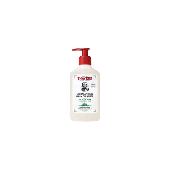 Thayers pH Balancing Daily Cleanser, Face Wash with Aloe Vera, Gentle and Hydrating Skin Care for Dry, Oily, or Acne Prone Skin, 8 FL Oz.