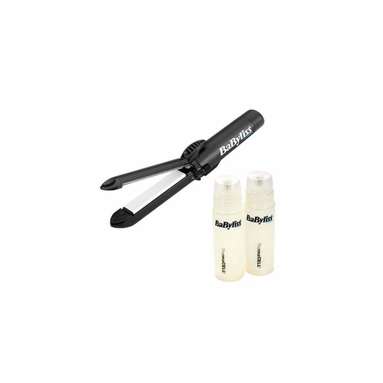 Babyliss 2581BU Cordless Portable Hair Straightener With 2 x Extra Free Babyliss 4580U Replacement Energy Cells