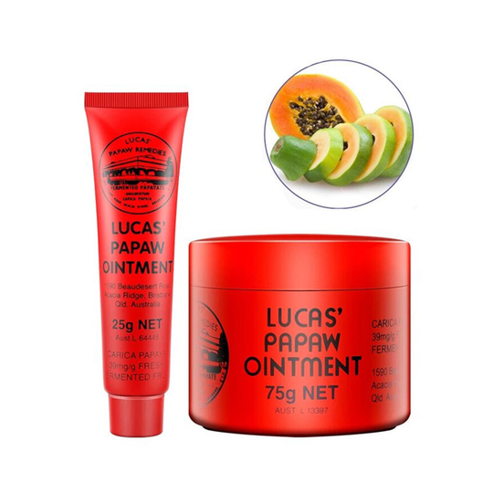 Lucas Papaw Ointment 75g Australia Papaya Lip Protector Moisturizing