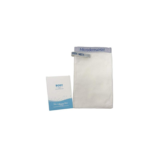 MicrodermaMitt Deep Exfoliating Mitt Body Scrub Dead Skin Remover Treatment For Smooth Skin Keratosis Pilaris Treatment Improved Skin Texture