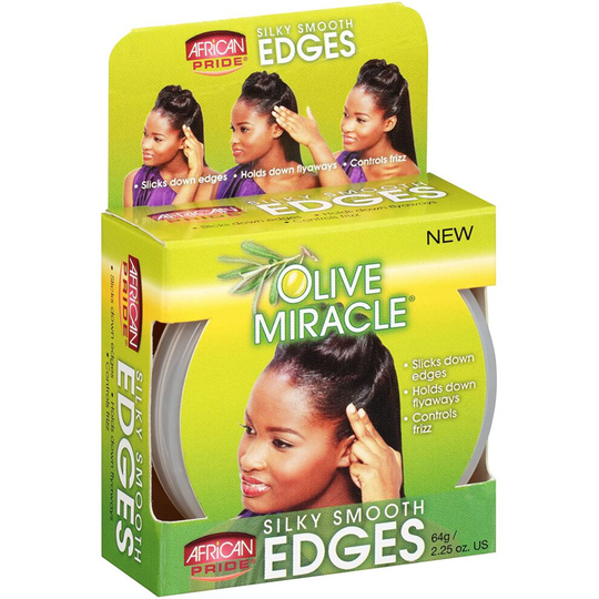 African Pride Olive Miracle Silky Smooth Edges 64 g/2.25 oz