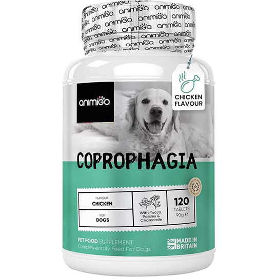 Animigo Coprophagia For Dogs - 120 Chicken & Bacon Flavour Tablets