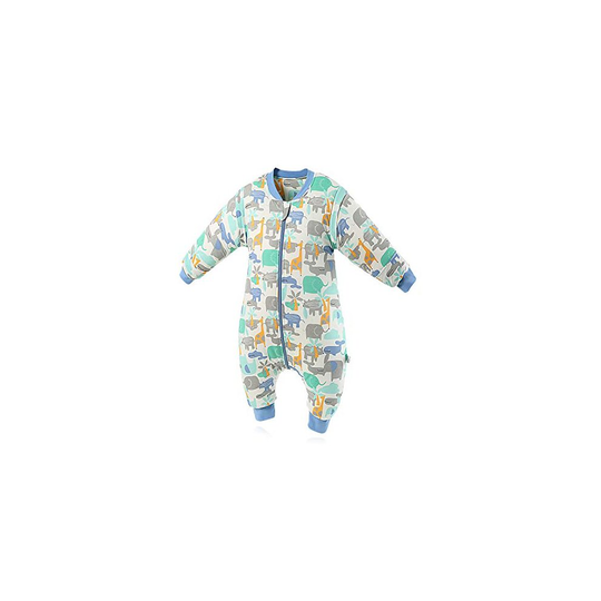 SONARIN Baby Sleeping Bag Baby Sleep Sack Split Leg with Removable Sleeves,3.5 Tog Organic Cotton Sleeping Bag Various Sizes from 6 Months t