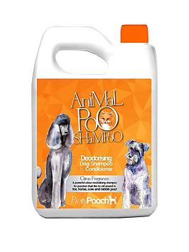 Pretty Pooch Fox Poo Dog Shampoo &Amp; Conditioner For Smelly Dogs - Citrus Fragrance - Sensitive Deodorising Dog Shampoo - Eliminates Fox Poo &Amp; Other Odours - 1 X 5L