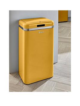 Swan Retro 45-Litre Square Sensor Bin