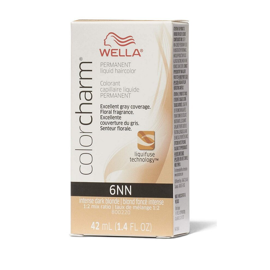 (6NN Intense Dark Blonde ) Wella Color Charm Permanent Liquid Haircolor