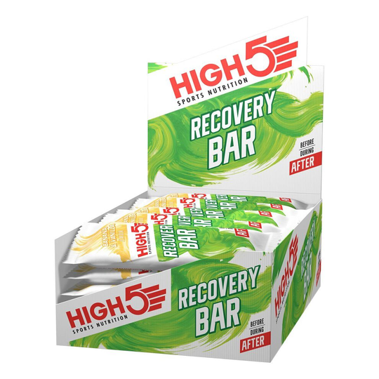 HIGH5 Recovery Protein Bar Muscle Growth & Maintenance | 25 x 50g Banana Vanilla