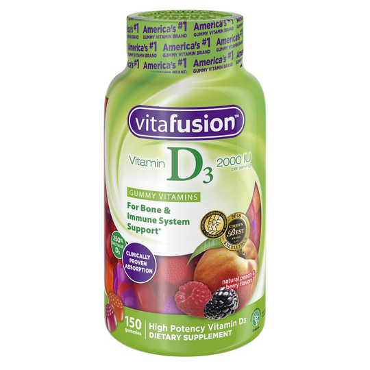 Vitafusion Vitamin D3 Gummy Vitamins, 150 Count