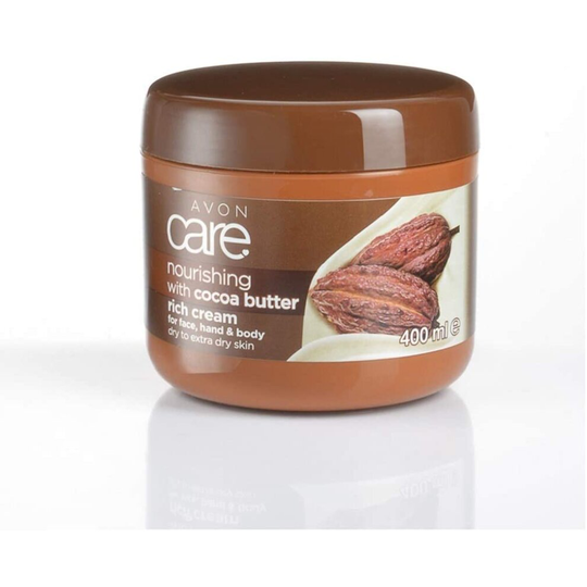 Avon Care Nourishing with Cocoa Butter Rich Cream for face, hands and body 400ml