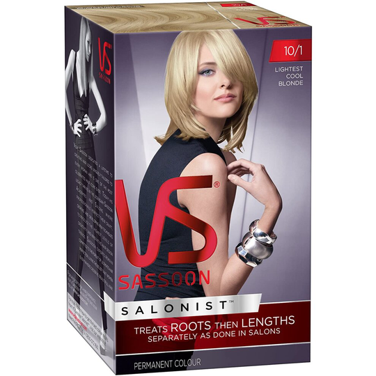 Vidal Sassoon Permanent Hair Colour - 10/1 LIGHTEST COOL BLONDE