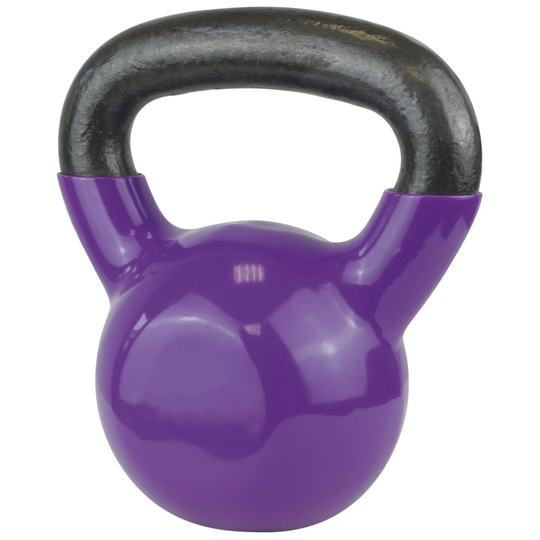 (10kg, Blue) UFE Agility & Balance Strength Training Workout Vinyl Powder Coated Kettlebell (2020)