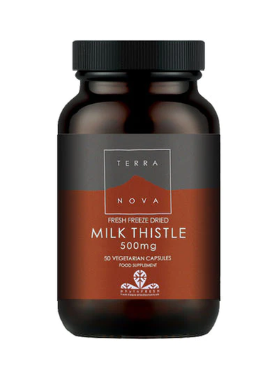 Terranova Milk Thistle 500mg Capsules 50 caps