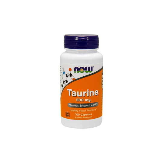 Now Foods, Taurine, 500 mg, 100 Capsules