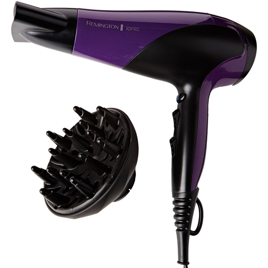 Remington 2200W Women's Professional Hair Dryer with Ionic Conditioning - Purple