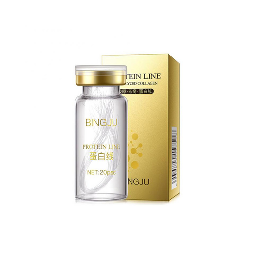 20PCS/bottle 24k Gold Protein Line Serum Soluble Protein Thread Face F