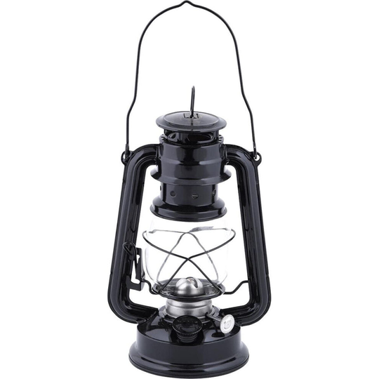 Vintage Decor Black Hurricane Lantern 10 Inch