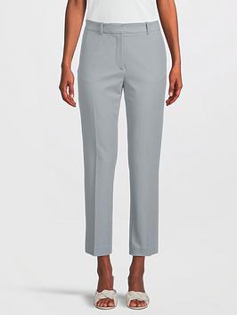 Joseph Toile Stretch Coleman Trousers - Dusty Blue