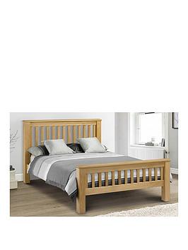 Julian Bowen Amsterdam Oak King Size Bed Frame
